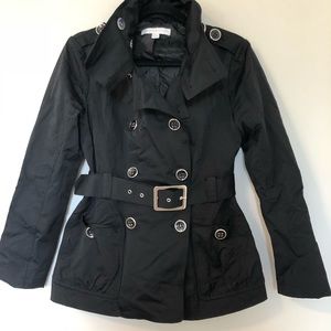 Trendy Black Rain Jacket